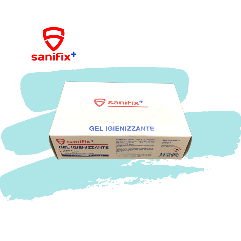 Gel Igienizzante Monodose 3ml - Sanifixsrl